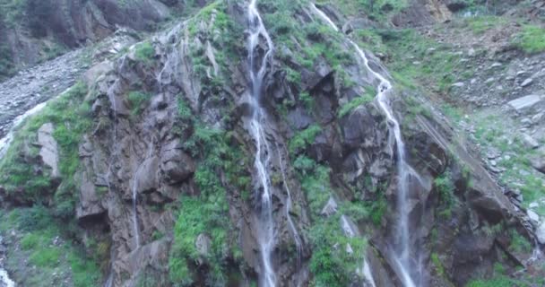 Lente Upper Indian Himalayas Belt Uttarakhand India Een Natuurlijke Waterval — Stockvideo