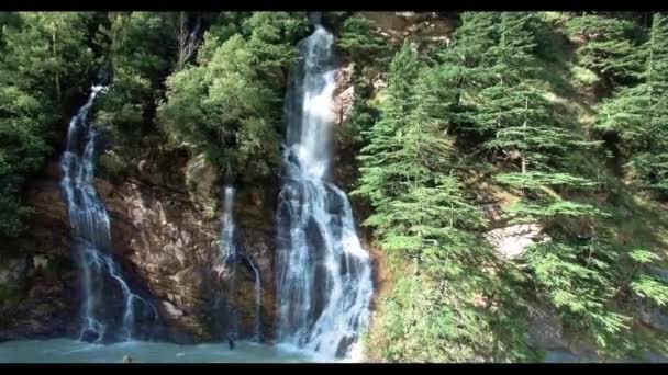 Primavera Cinturón Superior Del Himalaya Indio Uttarakhand India Una Belleza — Vídeo de stock