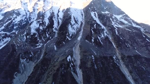 Gomukh Gaumukh Uttarakhand Indiagomukh Het Eindpunt Snuit Van Gangotri Gletsjer — Stockvideo