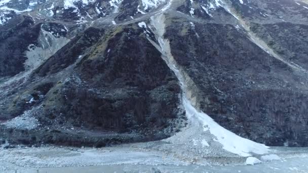 Gomukh Oder Gaumukh Uttarakhand Indiagomukh Ist Die Endstation Oder Die — Stockvideo