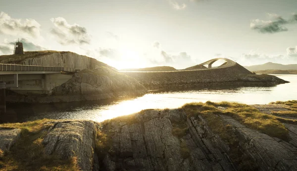 Atlantic Road Noruega — Fotografia de Stock