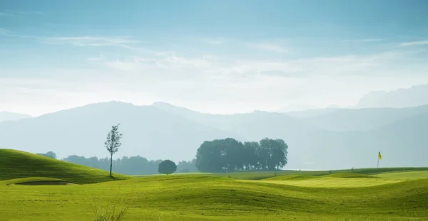 Golfplatz Attersee Österreich — Stockfoto