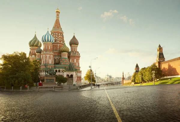 Cathédrale Saint Basile Sur Place Rouge Moscou Russie — Photo