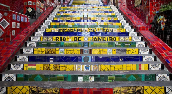 Escadaria Selaron Río Janeiro Brasil — Foto de Stock