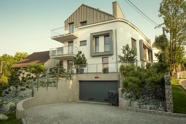 Modern Housing Development Poland — Stock Photo, Image