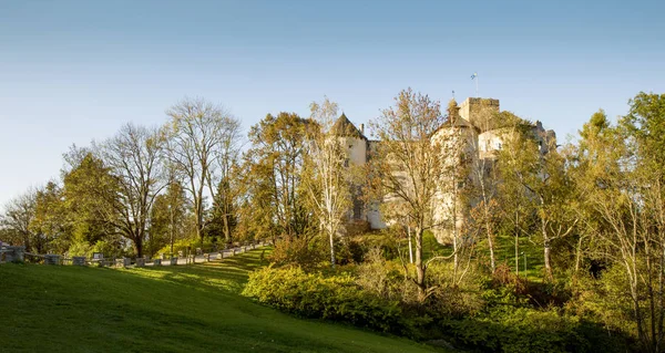 Castillo Dunajec Niedzica Polonia — Foto de Stock