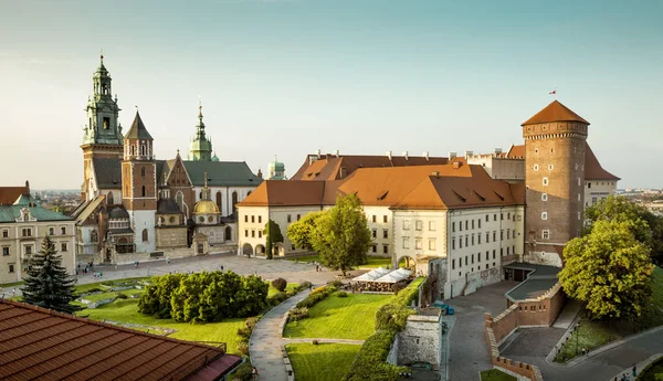 Castelo Wawel Cracóvia Polônia — Fotografia de Stock