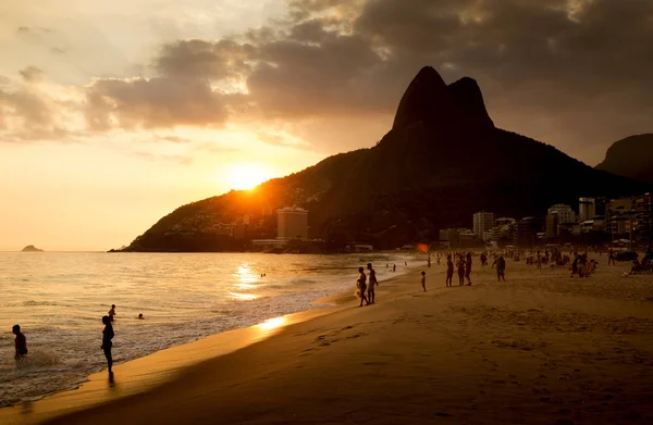 Ipanema Beach Rio Janeiro Brazílie — Stock fotografie