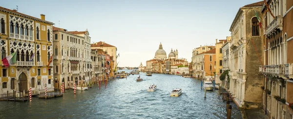 Panorama över Canal Grande i Venedig, Italien — Stockfoto