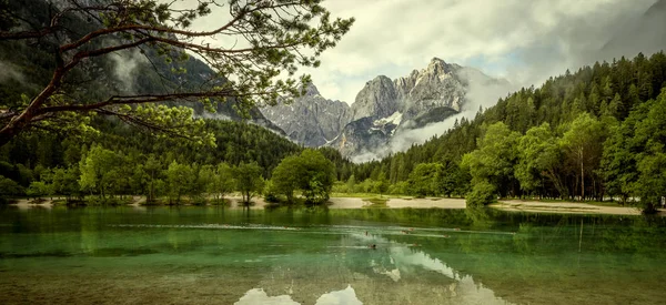 Beautiful panoramic landscape in Slovenia — Stock Photo, Image