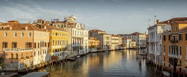 Panorama Canal Grande v Benátkách, Itálie — Stock fotografie