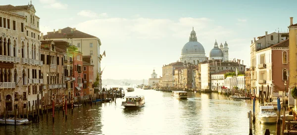 Panorama del Gran Canal en Venecia, Italia — Foto de Stock