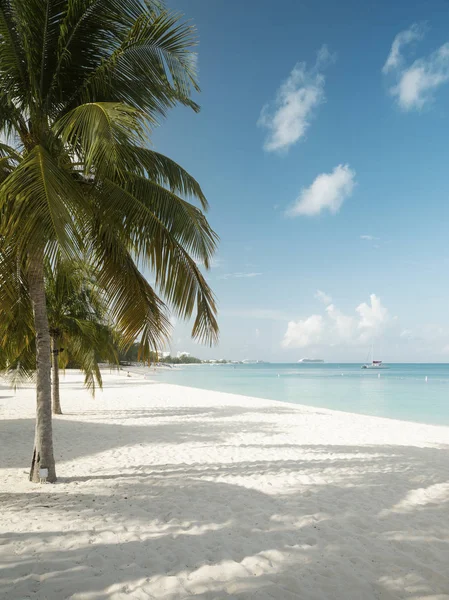 Seven Mile Beach op Grand Cayman Island — Stockfoto