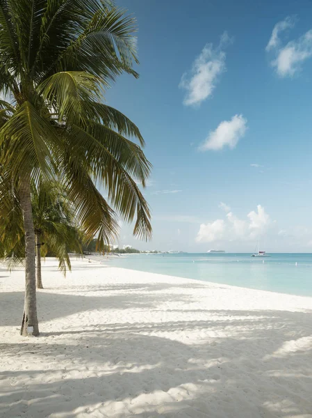 Seven Mile Beach en la isla de Gran Caimán — Foto de Stock