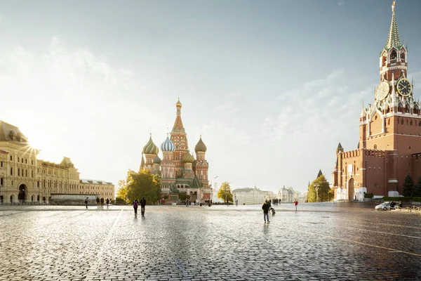 Piazza Rossa nella città di Mosca, Russia — Foto Stock