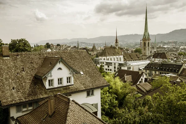 Paesaggio urbano di Zurigo, Svizzera — Foto Stock