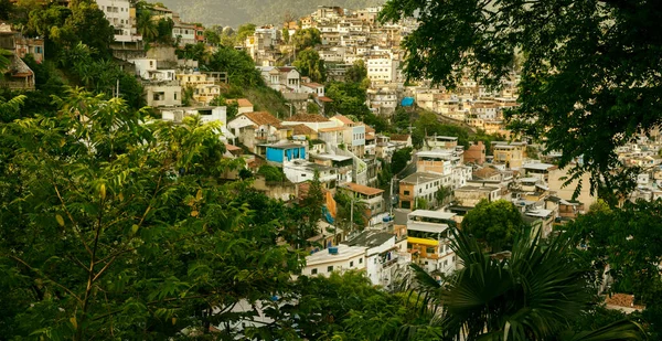 Panorama Favela Rio Janeiro Brasil — Fotografia de Stock