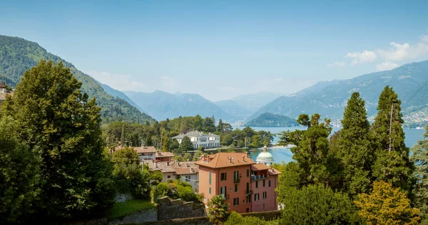 Panorama Del Lago Como Lombardía Italia — Foto de Stock