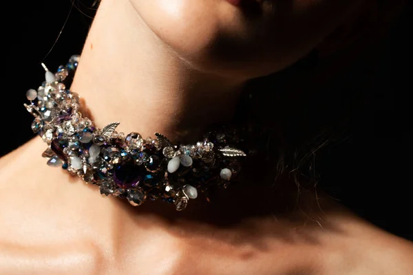 Juwelen Een Mooi Meisje — Stockfoto