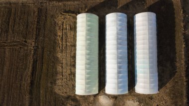 Büyük bir yükseklikten doğanın güzel görünümü