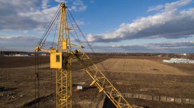 Büyük bir yükseklikten doğanın güzel görünümü