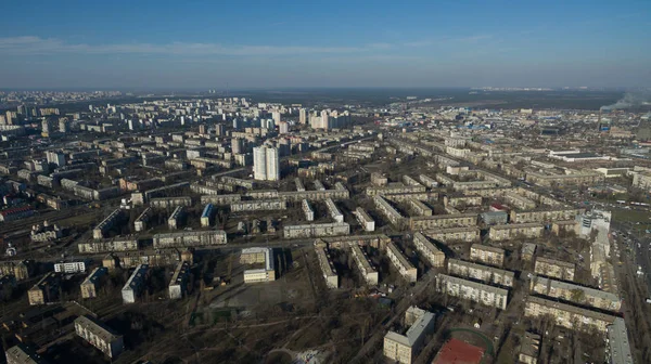 Güzel Kuş Gözü Fotoğrafı Drone Üzerinde Yapılmıştır Yükseklikten Arazi — Stok fotoğraf