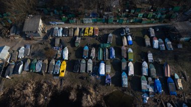 Büyük bir yükseklikten fotoğraf.