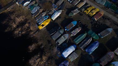 Büyük bir yükseklikten fotoğraf.