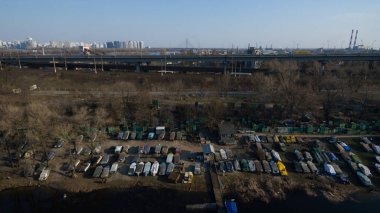 Büyük bir yükseklikten fotoğraf.