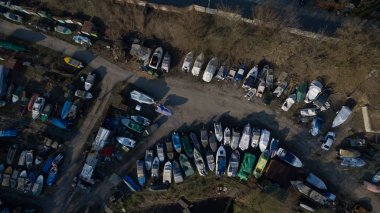 Büyük bir yükseklikten fotoğraf.