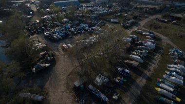 Büyük bir yükseklikten fotoğraf.