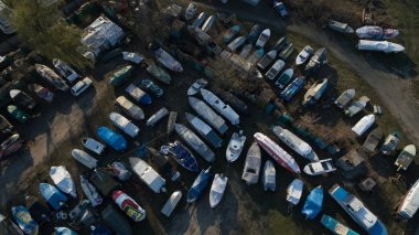 Büyük bir yükseklikten fotoğraf.