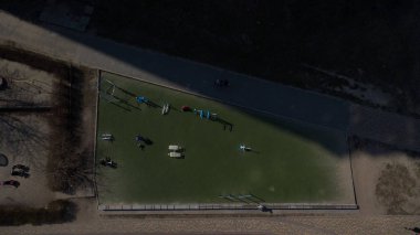 Büyük bir yükseklikten fotoğraf.