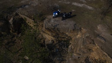 Büyük bir yükseklikten fotoğraf.