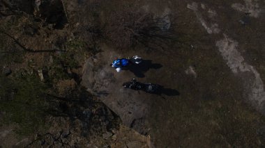 Büyük bir yükseklikten fotoğraf.