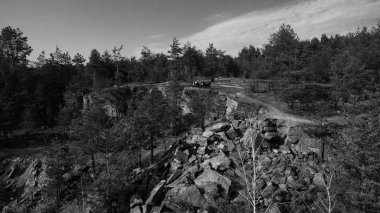 Büyük bir yükseklikten fotoğraf.