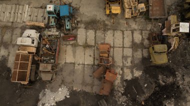 Büyük bir yükseklikten fotoğraf.