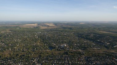 Yeşil orman ve yüksek ağaçlar.