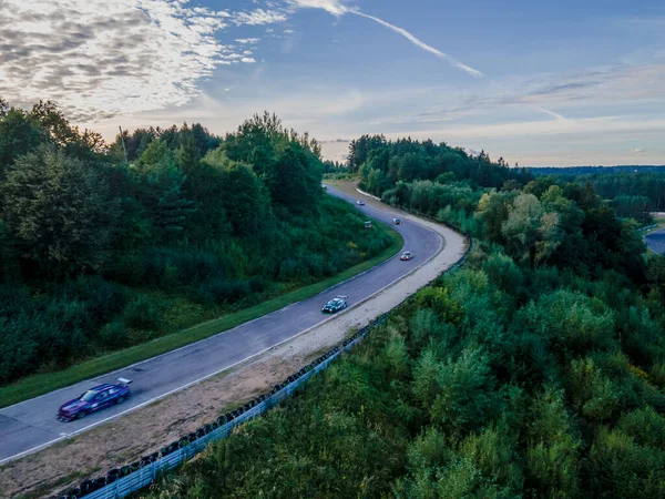 Wyścig Torze Pierścienia Nemunas Kownie Litwa — Zdjęcie stockowe
