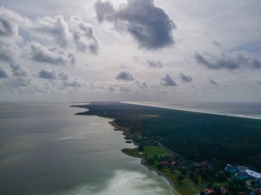 Curonian tükürüğünün hava manzarası, Litvanya