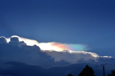 Beautiful Irisation,Rainbow Clouds,Sky Beautiful,Colorful clouds in the overcast sky,Iridescent cloud ,Iridescent Pileus,Iridescenc 07A clipart