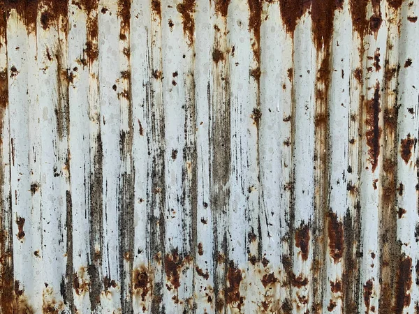 White Rusty Metal Plate Background — Stock Photo, Image