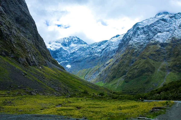 Montanhas Parque Nacional Fiordland — Fotografia de Stock