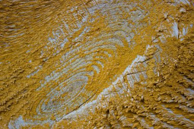 Ochre ahşap doku arkaplanı.