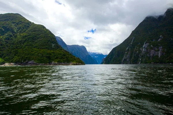 Fjord Milford Sound Dans Sud Ouest Île Sud Nouvelle Zélande — Photo