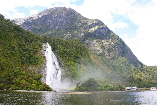 Milford Sound Akkoord Het Zuidwesten Van Nieuw Zeeland South Island — Stockfoto