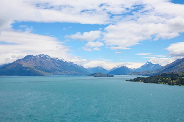 Lago Wakatipu Lago Localizado Ilha Sul Nova Zelândia Fica Canto — Fotografia de Stock