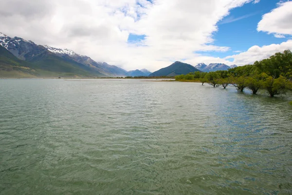 Lago Wakatipu Lago Localizado Ilha Sul Nova Zelândia Fica Canto — Fotografia de Stock