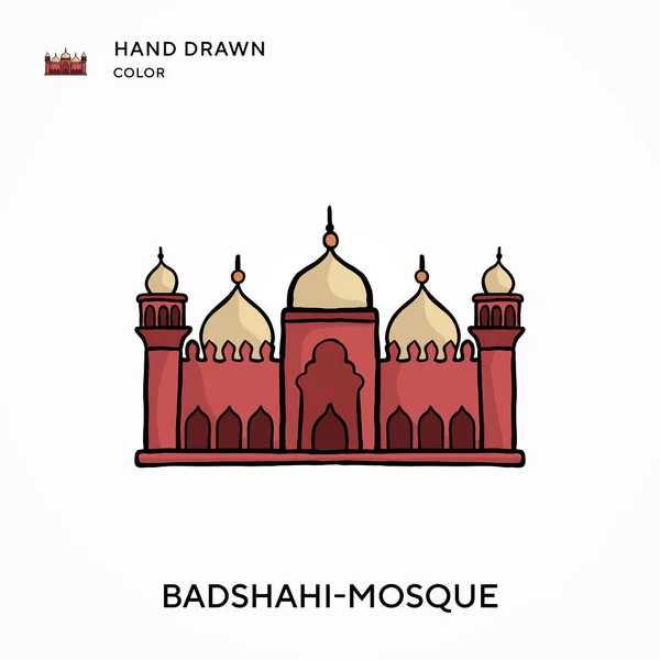 Badshahi Mosque Architecture Vector Images (84)