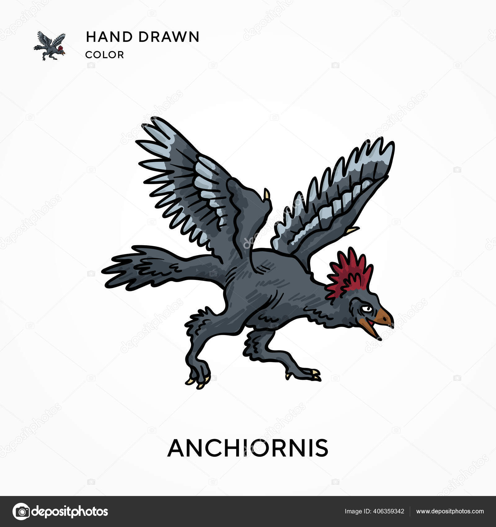 始祖鳥 Vector Art Stock Images Depositphotos